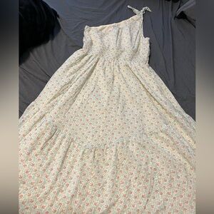 Women’s American Eagle one shoulder midi dress with pockets!